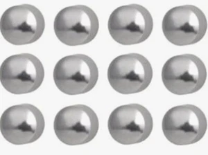 Studex Sterilized Earrings Surgical Steel Ear Stud Silver 12 Pair for women 3 mm - Picture 1 of 2