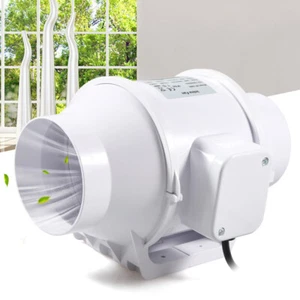 4 Inch Kitchen Duct Fan Exhaust Fan Ventilation Smoke Fume Extractor Blower Fan - Picture 1 of 17