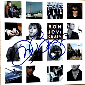 Inserto de CD firmado por JON BON JOVI PARA EL ÁLBUM "CRUSH" IT'S MY LIFE-- CERTIFICADO DE AUTENTICIDAD GLOBAL - Imagen 1 de 5