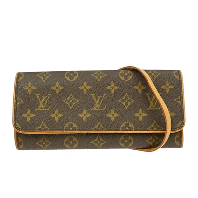 LOUIS VUITTON POCHETTE TWIN GM CROSSBODY BAG MONOGRAM M51852 FL0030 YQ03012 - Image 1 of 4