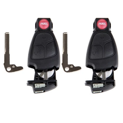 2 Carcasa de llave de coche a distancia para Mercedes Benz S500 C230 2000 2001 2002 2003 2004-05 Foto 1 de 4