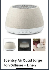 Scentsy Air Quad/Linen LED- Large - Picture 1 of 4