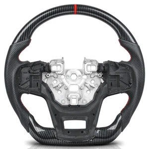 Steering Wheel for FORD Bronco 2021+ Hydro Dip Carbon Fiber Steering Wheel wi... - Picture 1 of 9