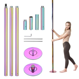 Kit Palo da Danza Statico Spinning 12 FT con Estensioni Fitness Danza Esercizio - Foto 1 di 10