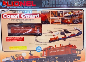 Lionel 6-11905 US Coast Guard O Gauge Train Set 1996 RTR Diesel Horn-NEW/SEALED - Picture 1 of 9