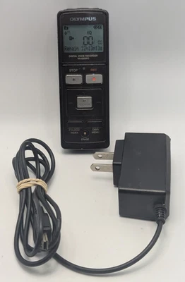 Olympus VN-5200PC Digital Voice Recorder Portable Player Mini-USB WORKS Handheld - Image 1 of 4