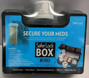 Safer Lock Box Secure Medizinbox mit 4-stelligem Zahlenschloss - Bild 1 von 3