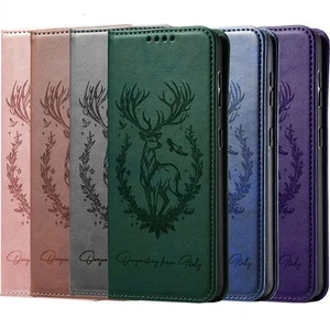 For Huawei Pura 70 P60 P50 P40 Magnetic Embossed Wallet Case Phone Case Cover - Picture 1 of 18
