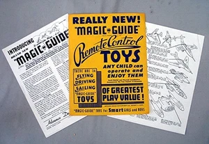 Vintage 1954 "Magic Guide" Remote Control Toys Catalog and Brochure - Picture 1 of 1