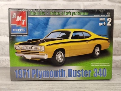 AMT 1971 Plymouth Duster 340 1:25 Scale Model Kit SEALED 31990 - Image 1 of 4