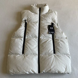 Under Armour UA Storm Hombres Talla Mediana Ilimitado Plumón Chaleco Summit Blanco - Imagen 1 de 15
