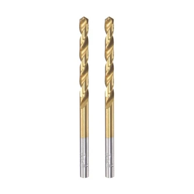 Broca giratoria de acero de alta velocidad 4,1 mm totalmente molida recubierta de titanio 2 piezas Foto 1 de 4