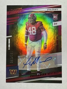Panini Prestige 2022 - Rookies Phidarian Mathis #352 Xtra Points Premium Red... - Imagen 1 de 7