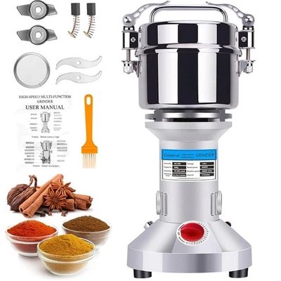 Elektrische Kaffeemühle 550g Kaffeebohnen Nuss Getreide Gewürze Mahlmaschine - Bild 1 von 4