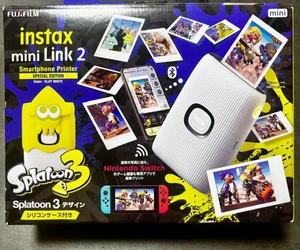 Fujifilm Instax Cheki Smartphone Printer Mini Link 2 Splatoon 3 Silicone Case - Picture 1 of 2