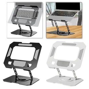 Notebook Computer Stand with 360° Rotatable Base Laptop Riser for Home Use - Afbeelding 1 van 14