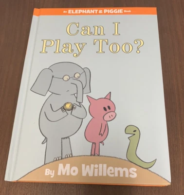 Can I Play Too? An Elephant and Piggie Book Mo Willems Signed w/sketch 1st/1st Foto 1 de 4