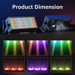 220W Wall Wash Light Warm White Stage Light DMX For DJ Disco Show Party - Picture 1 of 14