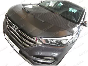 CAR HOOD BRA fits Hyundai Tucson 2015 - 2020 NOSE FRONT END MASK BRA DE CAPOT - Imagen 1 de 4