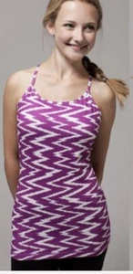 Ivivva Tumblin Tank by Lululemon Y Tank Size 12 Purple Lightning - Picture 1 of 11