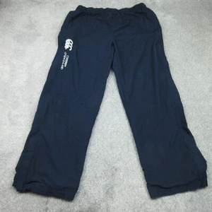 Canterbury Tracksuit Bottoms Womens 16 UK Navy Stadium Pants Wide Zip Leg 5618 - Picture 1 of 17