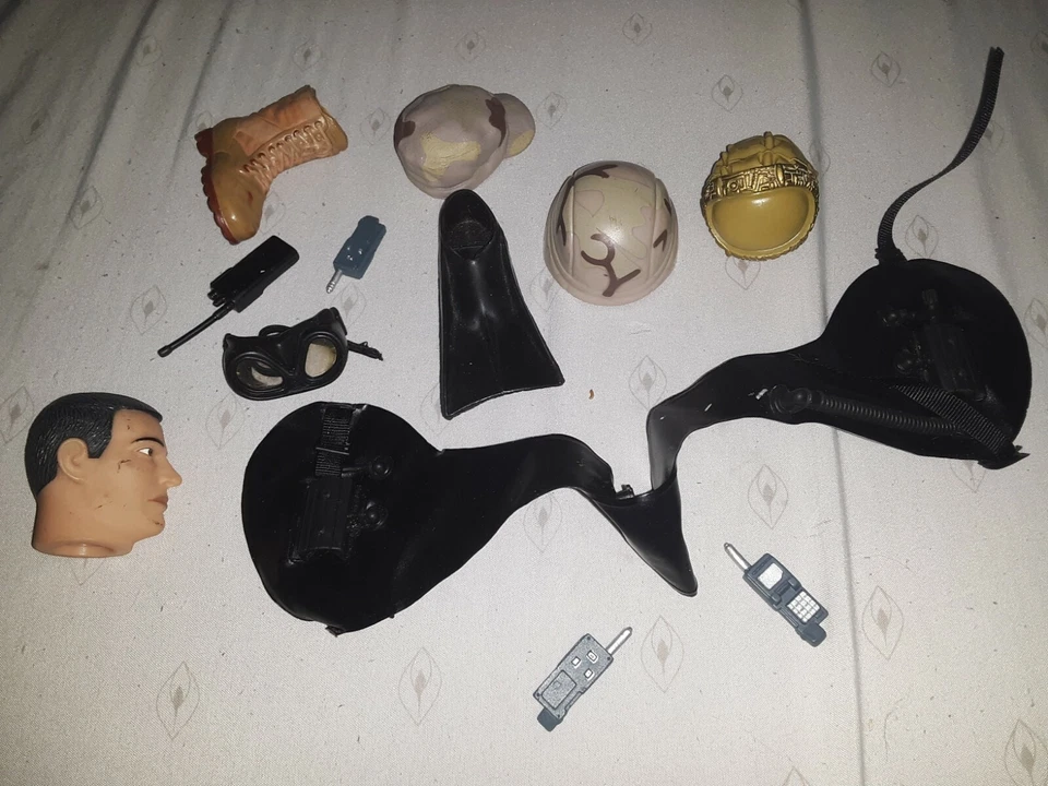 Lot of 12 rare G.I. Joe 12 Inch Accessories lot + hats gear  boots vintage,bin88 - Image 1 of 1