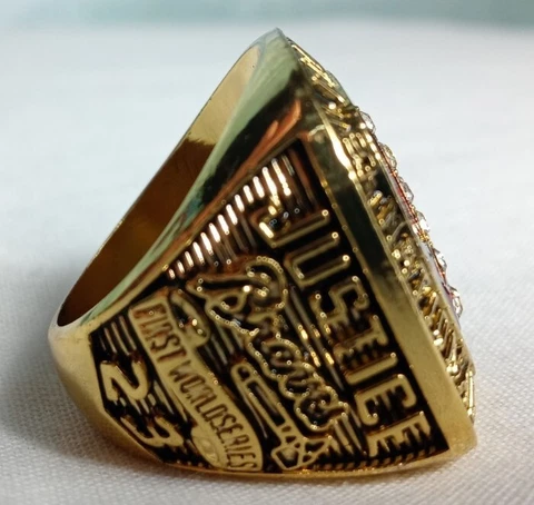 Atlanta Braves Championship Ring 1991-David Justice First World Series Replica Cover