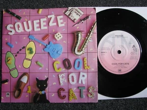 Squeeze-Cool for Cats 7 PS-1979 UK-A & M Records-AMS 7426 - Imagen 1 de 2