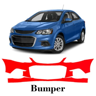 Película de protección de pintura PPF precortada para parachoques para Chevrolet Sonic Sedán 2017-2020 Foto 1 de 4
