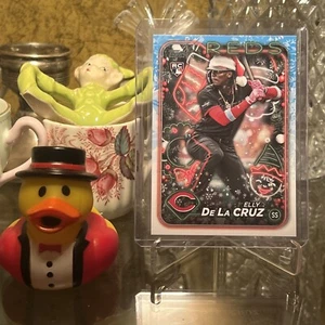 2024 Topps Holiday Santa Hat Elly De La Cruz #H102 SP - Picture 1 of 2