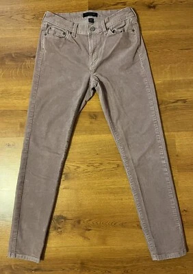 Pantalones de Pana Banana Republic Calce Ajustado Super Mauva Púrpura Claro Para Mujer’s 27/4 Foto 1 de 4