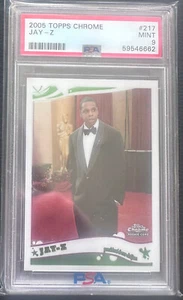 2005 TOPPS CHROME JAY-Z #217 PSA 9 - Picture 1 of 2