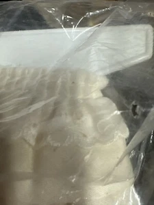 Vtg Double Lace Gathered Polyester/ Cotton 10 Yds Ecru- Wyla . New - Picture 1 of 4