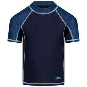 Trespass Unisex Kids Top Rash Guard Summer T-Shirt Sun Protection Calder - Picture 1 of 6