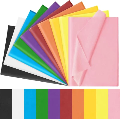 120 Sheets 20"X14" Colored Tissue Paper for Gift Bags Wrapping, Art Tissue Paper - Image 1 of 4