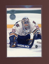 2001-02 Stadium Club #26 Tommy Salo Missprint On Front Of Card   *20873