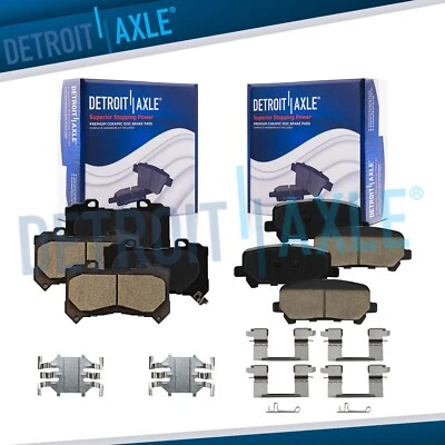 4pc Front & Rear Ceramic Brake Pads for 2015 2016-2020 Chevy Colorado GMC Canyon - Image 1 of 4