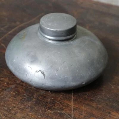ancienne bouillotte en etain zinn pewter - Photo 1/4