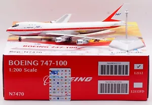 SQ Wings 1:200 Boeing 'House Color' B747-100 Diecast Flugzeug Jet Modell N7470 - Bild 1 von 16