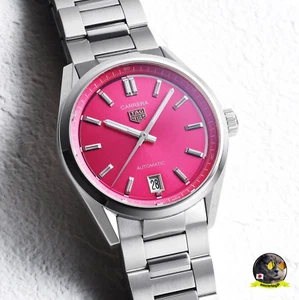 Reloj unisex Tag Heuer Carrera automático esfera rosa vivo 36 mm WBN2313.BA0001 - Imagen 1 de 8