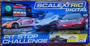 Scalextric Digital Pit Stop Challenge 100% COMPLETE - Photo 1/24