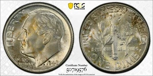 PCGS MS67 FB 1948-D Roosevelt Dime Full Bands - Picture 1 of 3