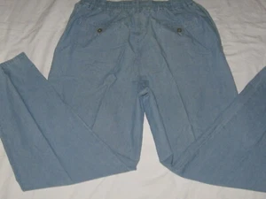 Pantalones de mezclilla Cherokee para hombre talla M informales azules pantalones cintura elástica 30" entrepierna - Imagen 1 de 4