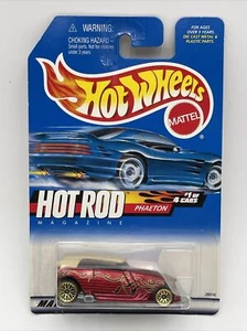 Revista Hot Wheels 2000 #5 Hot Rod serie 1/4 PHAETON rojo con encaje dorado - Imagen 1 de 7