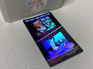 Super Mario Bros. and Duck Hunt Holographic (NES) Replacement Label - Picture 1 of 1