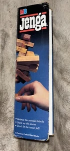 Vintage 1986 Milton Bradley JENGA Game, complete in original box - Picture 1 of 5