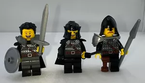 Vichinghi medievali 3 uomini cavalieri castello, regni, villaggio mercato, LEGO - Foto 1 di 3