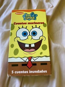SpongeBob SquarePants Sea Stories Bob Esponja Cuentos marineros VHS Tape Tested - Picture 1 of 6