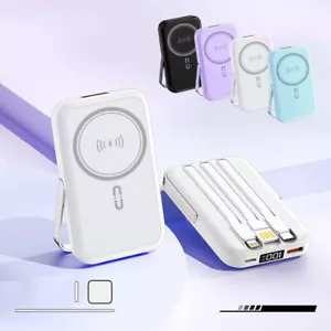 10000mAh Power Bank Magnetic Battery Pack 22.5W Wireless Charger For iPhone - Picture 1 of 19