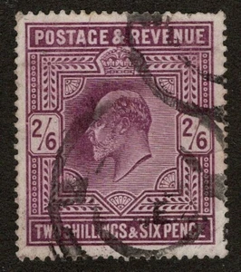 GREAT BRITAIN 1902 2/6 SG317 dark purple. KEVII definitive. FU. CV £190 - Bild 1 von 1
